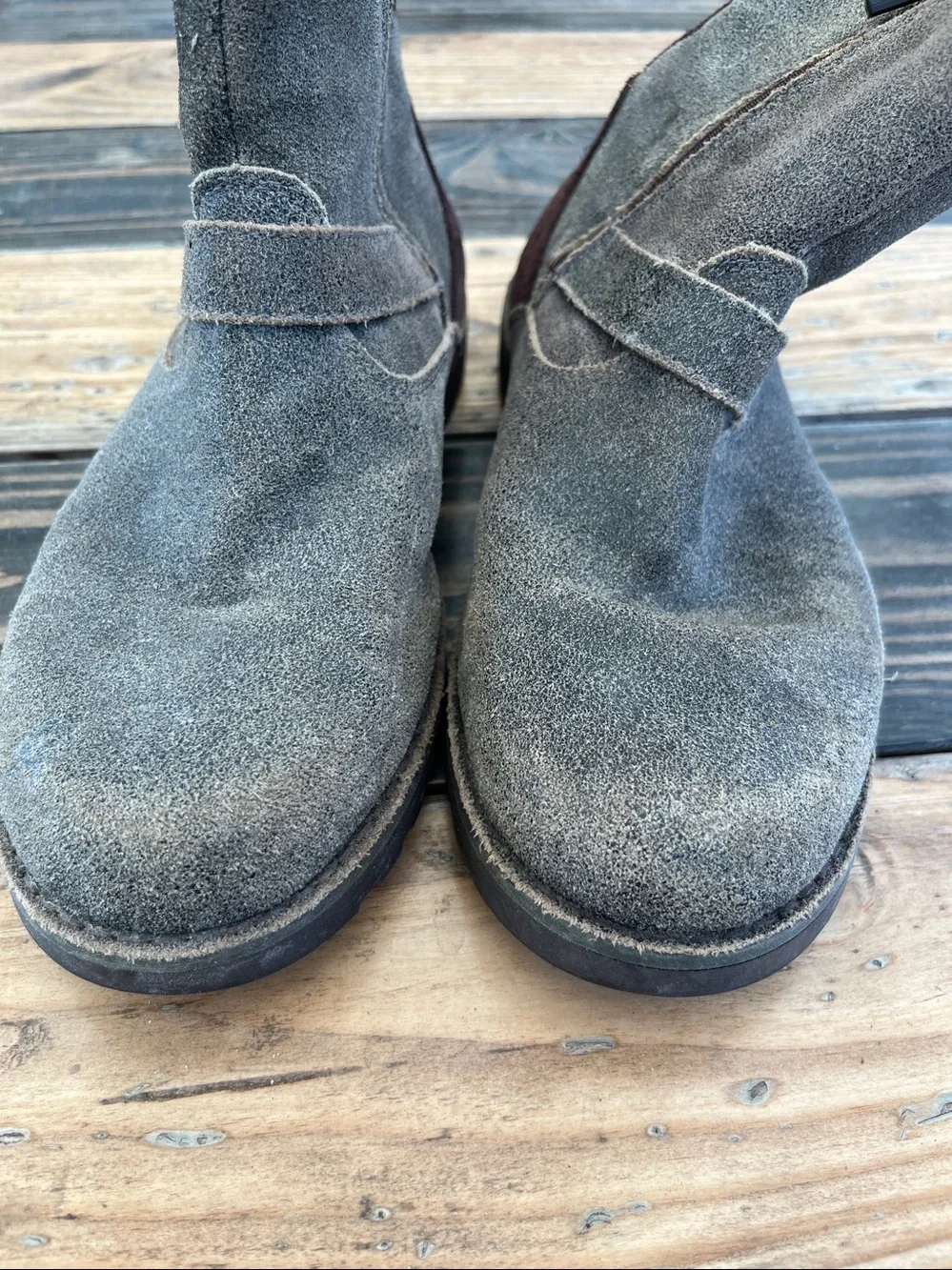 Ugg ankle “ aged suede ankle boots size 6 woman